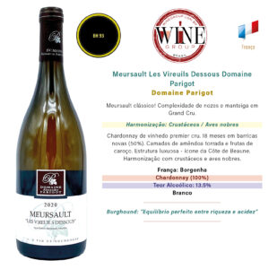 Meursault Les Vireuils Dessous Domaine Parigot