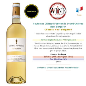 Sauternes Château Fontebride 500ml Château Haut Bergeron