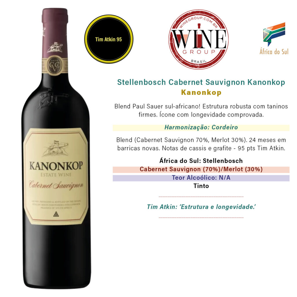 Stellenbosch Cabernet Sauvignon Kanonkop