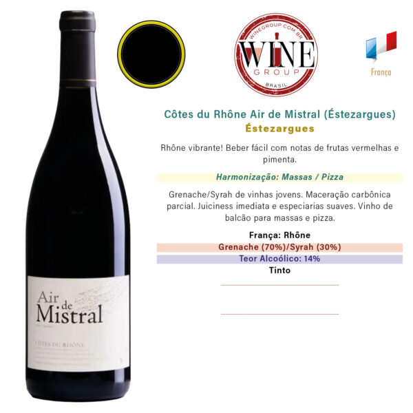 Côtes du Rhône Air de Mistral (Éstezargues)