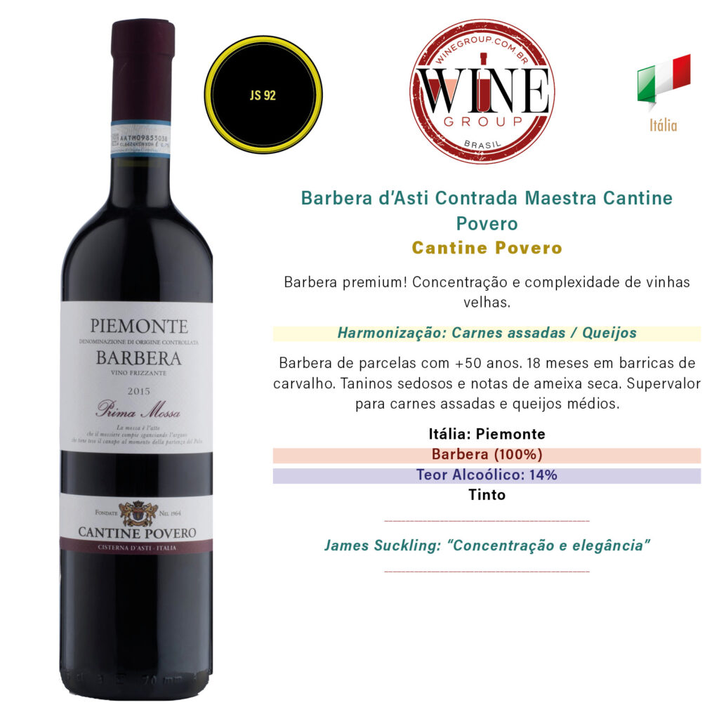 Barbera d'Asti Contrada Maestra Cantine Povero