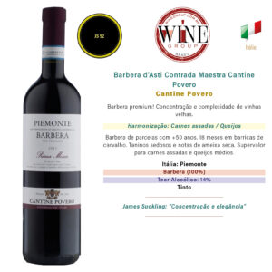 Barbera d'Asti Contrada Maestra Cantine Povero