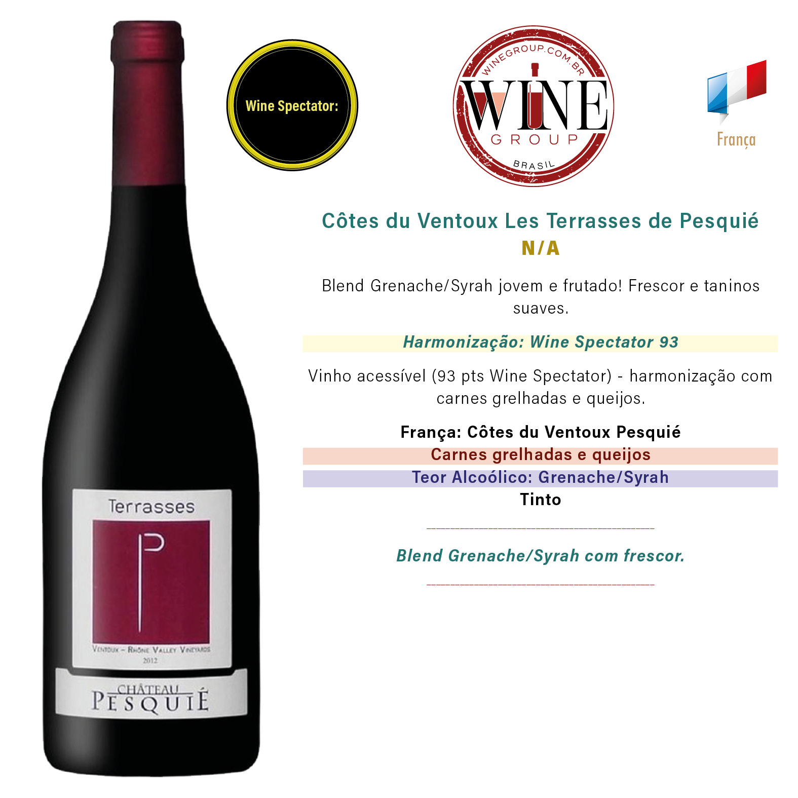 Côtes du Ventoux Les Terrasses de Pesquié