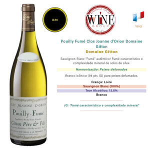 Pouilly Fumé Clos Joanne d'Orion Domaine Gitton