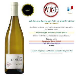 Val de Loire Sauvignon Petit Le Mont Orgânico